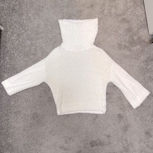 White Turtle Neck Sweater